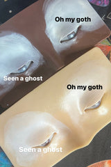 ghostly white corpse paint liquid makeup 