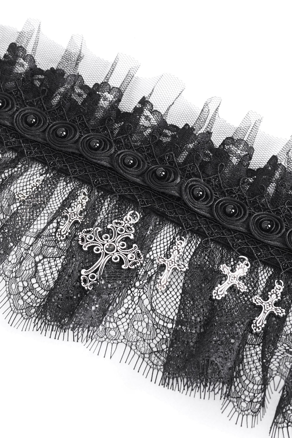 Ghost Medium Gothic Lace Collar - chokers - VampireFreaks - Devil Fashion