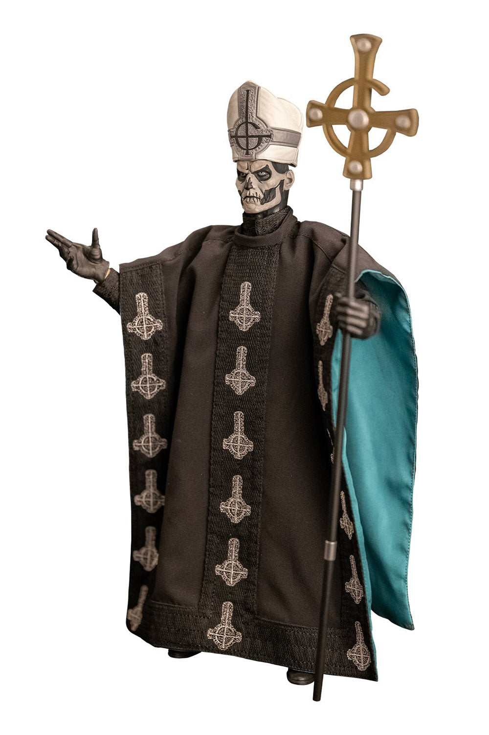 gothic priest statue
