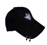 Ghost Pierced Baseball Cap