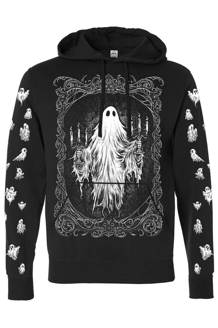 mens gothic ghost hoodie