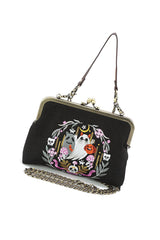 spooky sweet whimsigoth ghost handbag with chain strap
