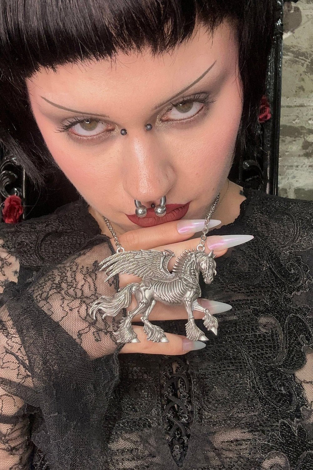 Ghost Rider Jewelry Ghost Rider Necklace – VampireFreaks