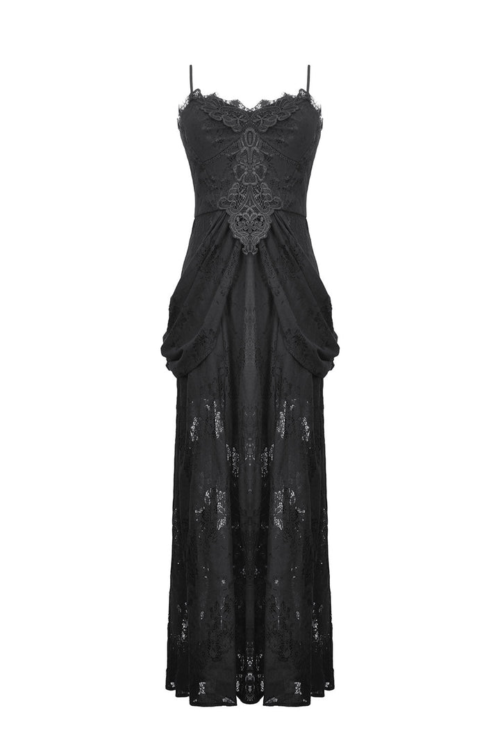 Ghost Seer Gothic Lace Bustle Dress - dresses - VampireFreaks - Dark In Love