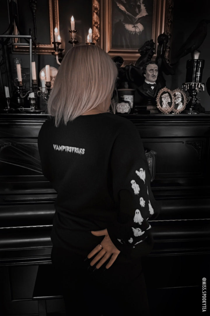 vampirefreaks branded long sleeve sweatshirt