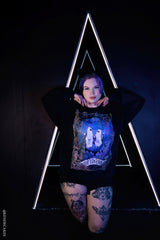 halloween ghost sweatshirt by vampirefreaks