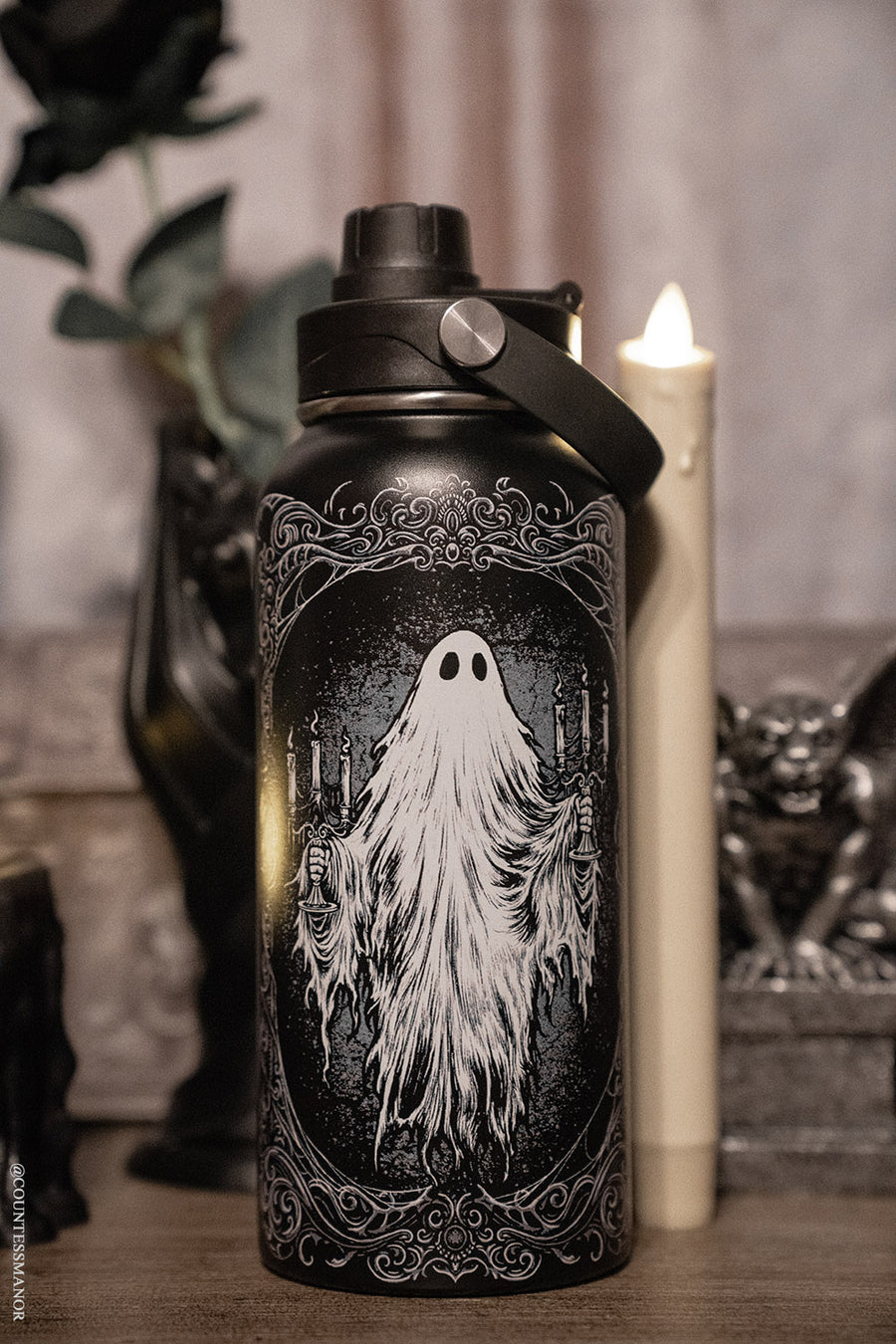 Ghost Haunting 32 Oz Water Bottle