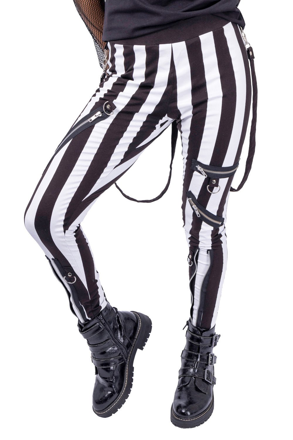 Ghosted Leggings - womens bottoms - VampireFreaks - Poizen Industries