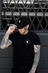 Ghostie Dad Hat [BLACK] - hats & scarves & headwear - VampireFreaks - Lively Ghosts