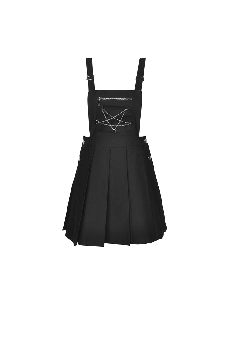 Ghoul School Suspender Dress - dresses - VampireFreaks - Dark In Love