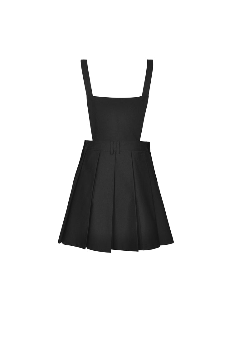 Ghoul School Suspender Dress - dresses - VampireFreaks - Dark In Love