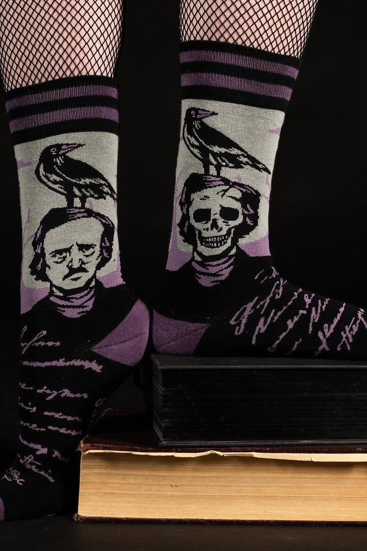 The Raven Poe Socks