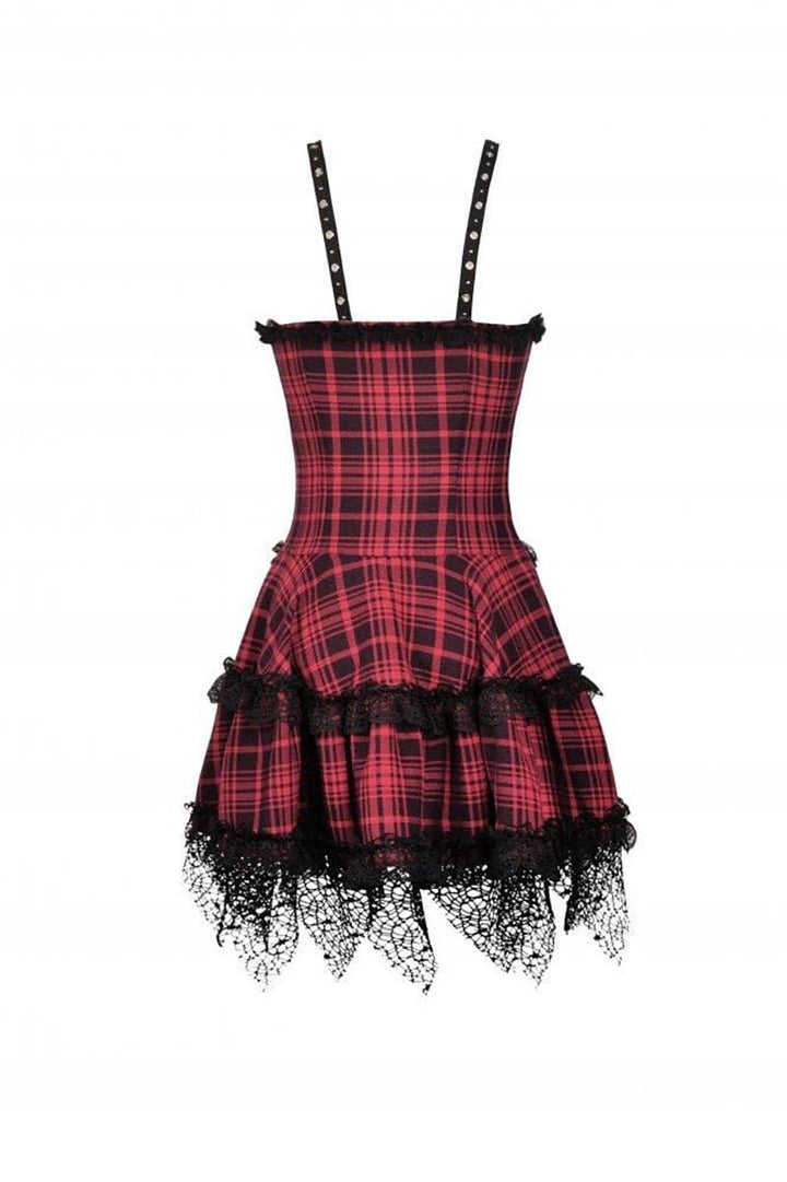 Girl in the Band Plaid Punk Dress - dresses - VampireFreaks - Dark In Love