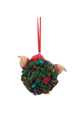 Gizmo in Wreath Hanging Ornament - toys - VampireFreaks - Nemesis Now