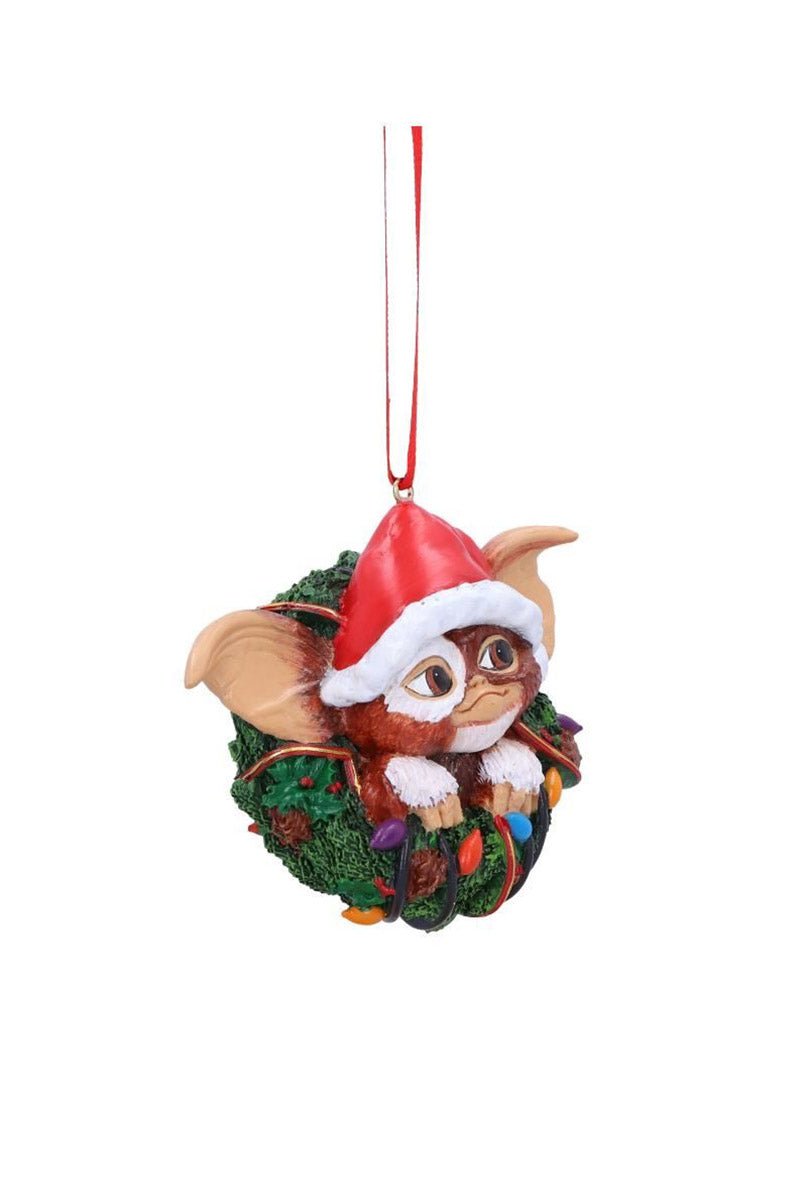 Gizmo in Wreath Hanging Ornament