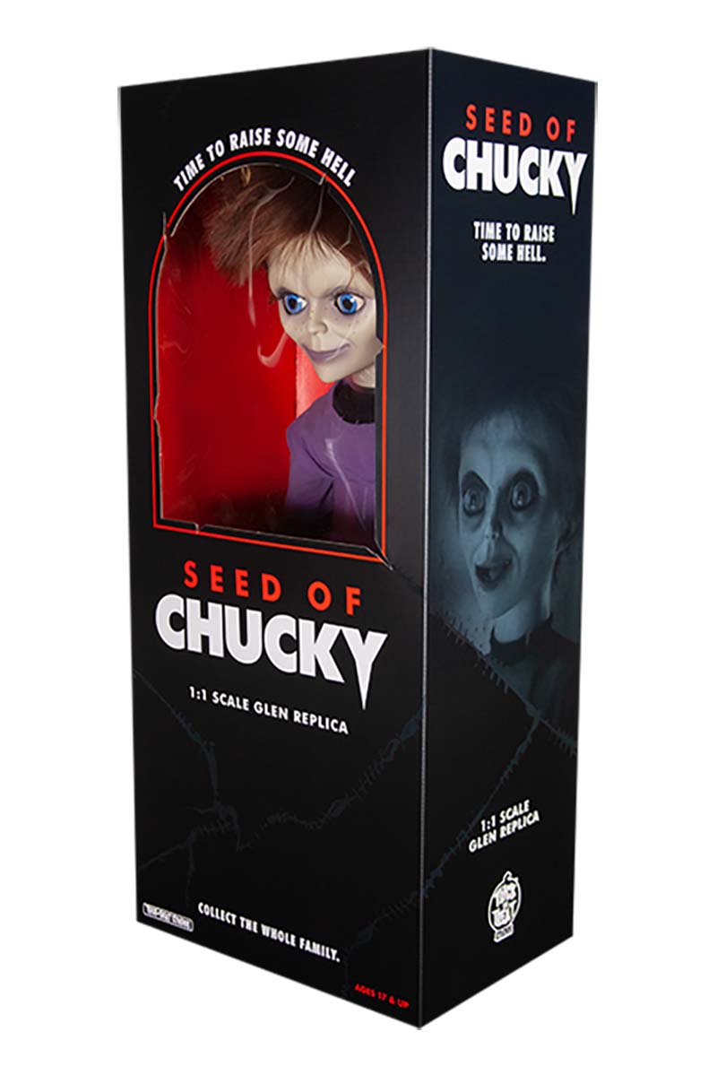 Réplica de muñeca de la película Seed of Chucky de tamaño natural de Glen de 30"