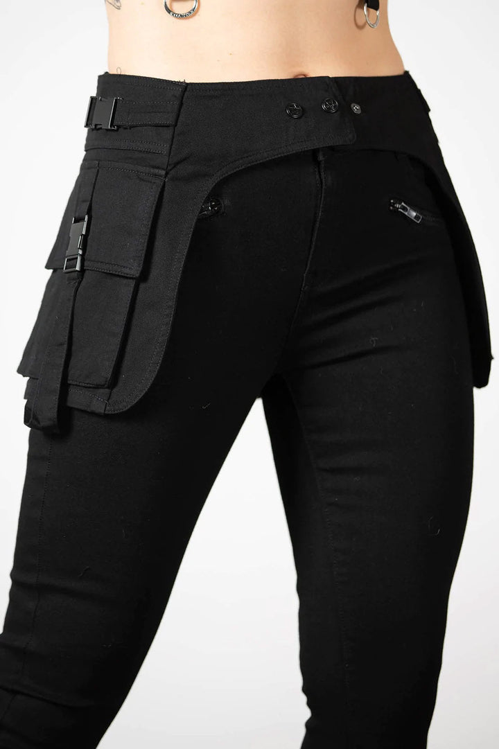 Glitch Pocket Belt [Unisex] - belts - VampireFreaks - Killstar