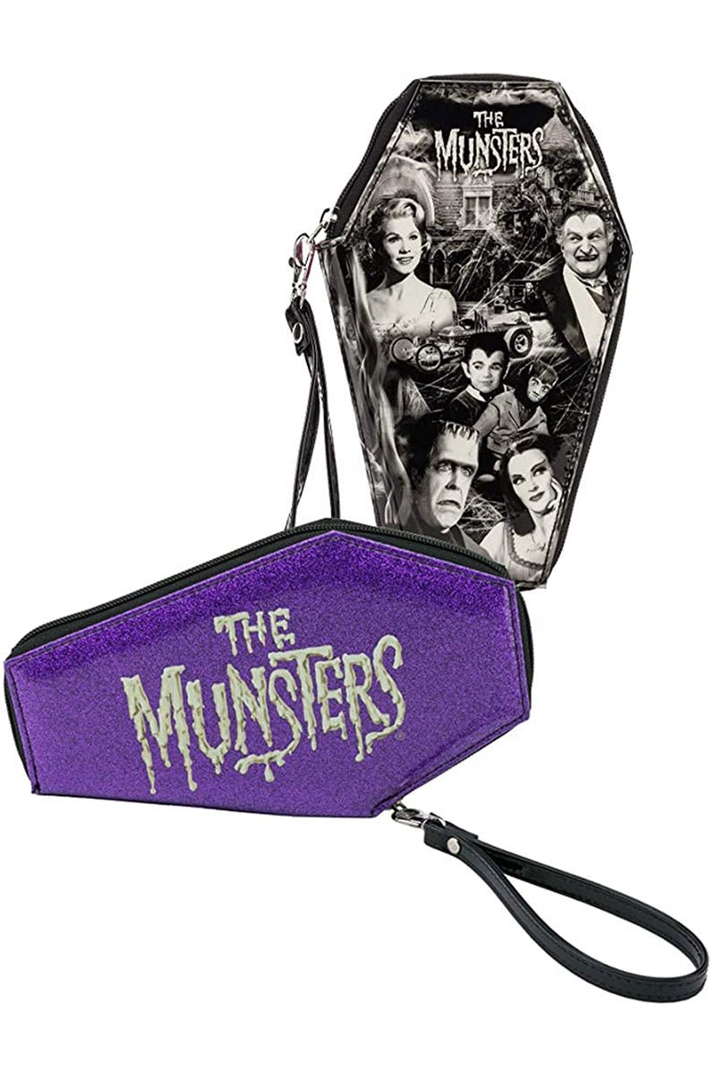 Glitter Ghouls Munsters Family Coffin Wallet - bags & wallets - VampireFreaks - Rock Rebel