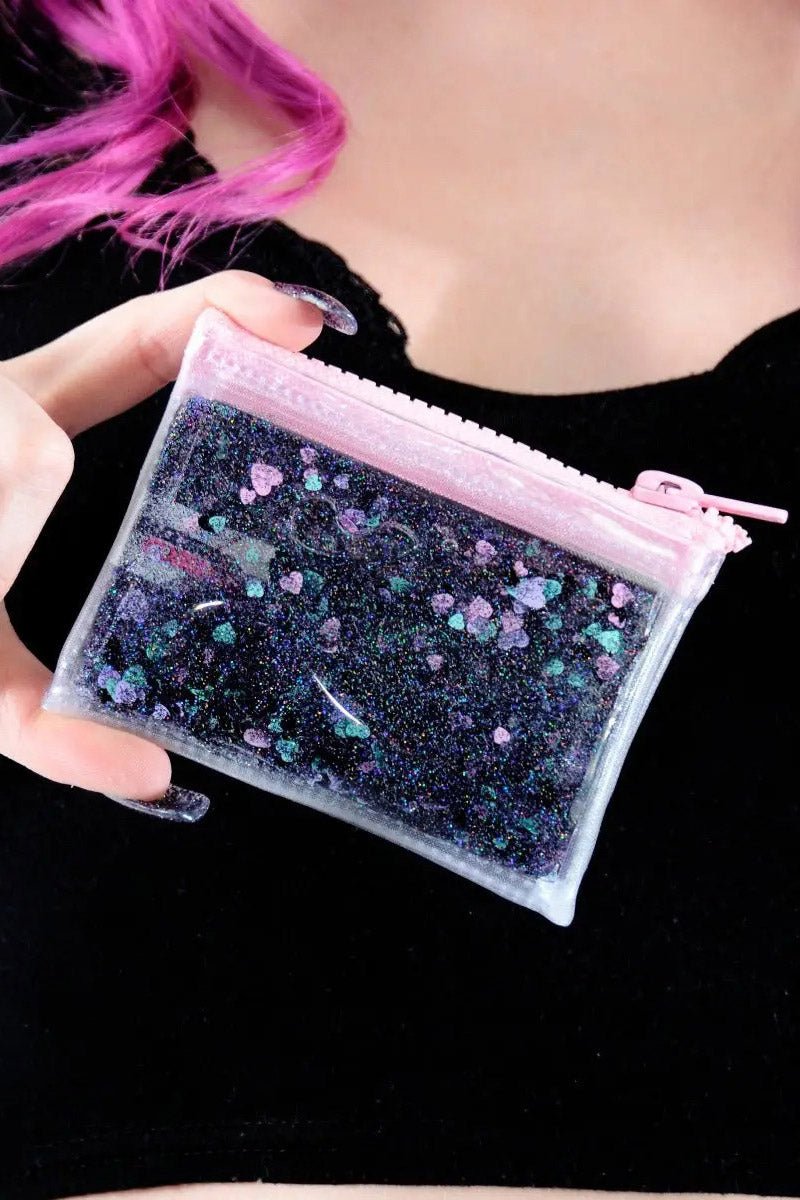 Glitter Goo Coin Purse [Nocturnal Hearts] - bags & wallets - VampireFreaks - Electric Bubblegum