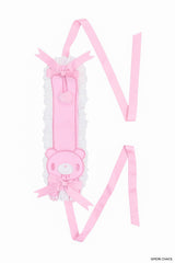 pastel pink gloomy bear headband 