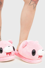 killstar gloomy bear plush slippers