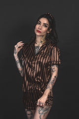 Glorious Mourning | 4 - Piece Sleepwear Set - womens sleepwear - VampireFreaks - Lively Ghosts