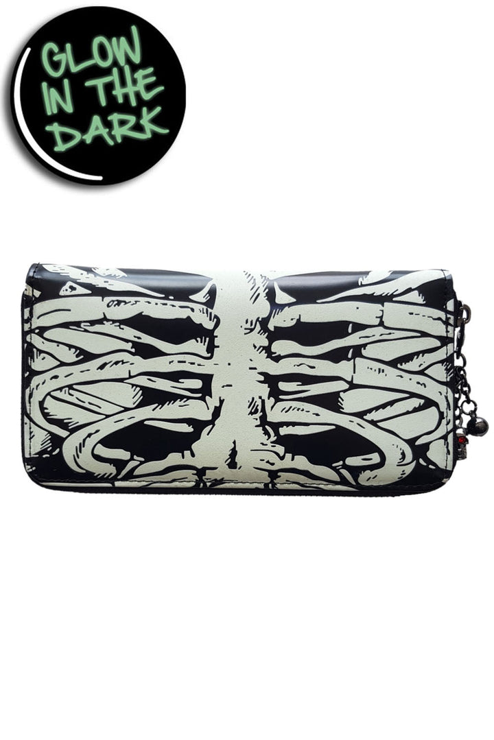 Glow in the Dark Skeleton Wallet - bags & wallets - VampireFreaks - Banned Apparel / Lost Queen