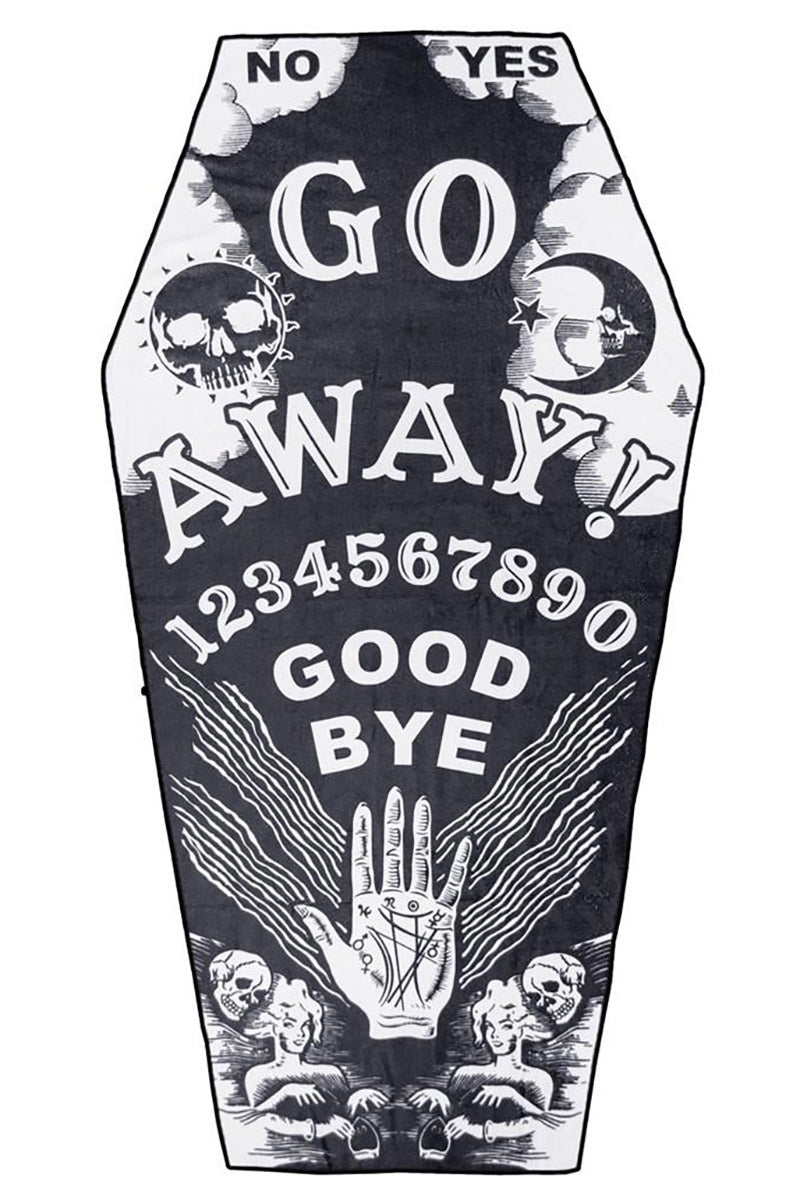 Toalla de ataúd de Ouija Go Away