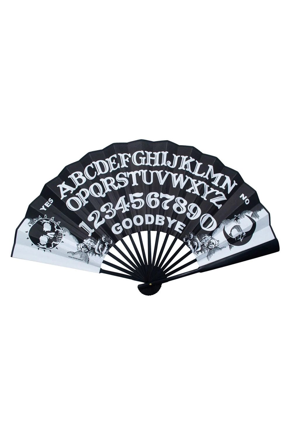 Go Away Ouija Double Sided Fan - umbrellas - VampireFreaks - Kreepsville