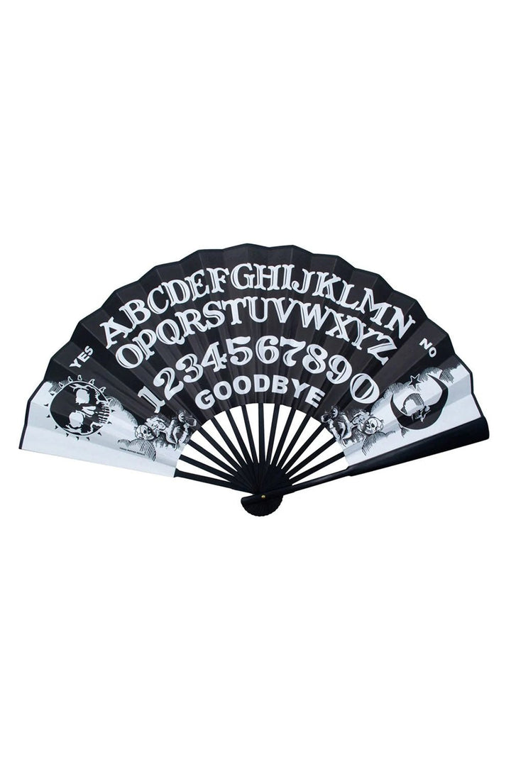 Go Away Ouija Double Sided Fan - umbrellas - VampireFreaks - Kreepsville