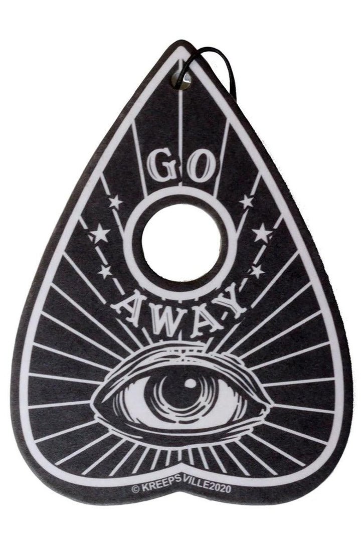 "Go Away" Planchette Air Freshener - housewares - VampireFreaks - Kreepsville