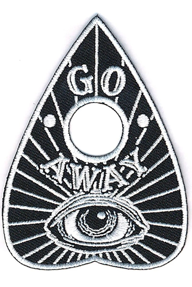 Go Away Planchette Patch - pins & patches - VampireFreaks - Kreepsville
