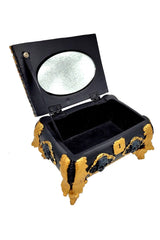 Gold and Black Skull Jewelry Box - housewares - VampireFreaks - Pacific Giftware