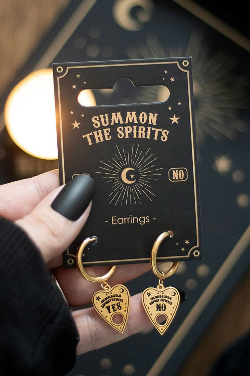 gothic gold earrings