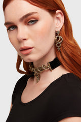 medusa serpent choker necklace 