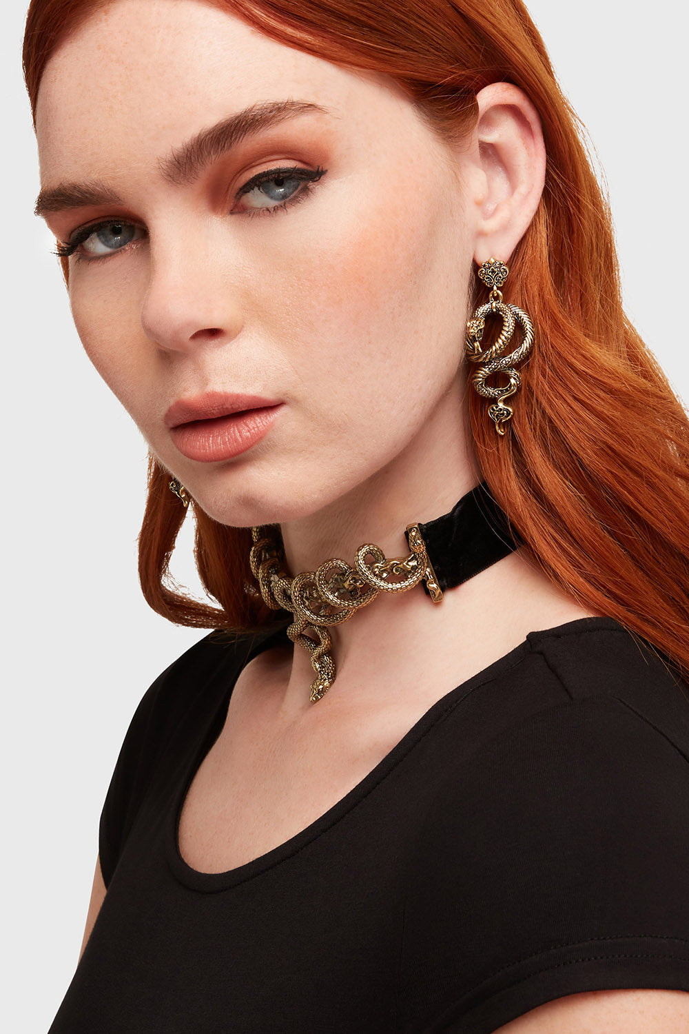 Deadly Coil Earrings [Gold]
