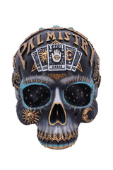 mystical witchy skull sculpture