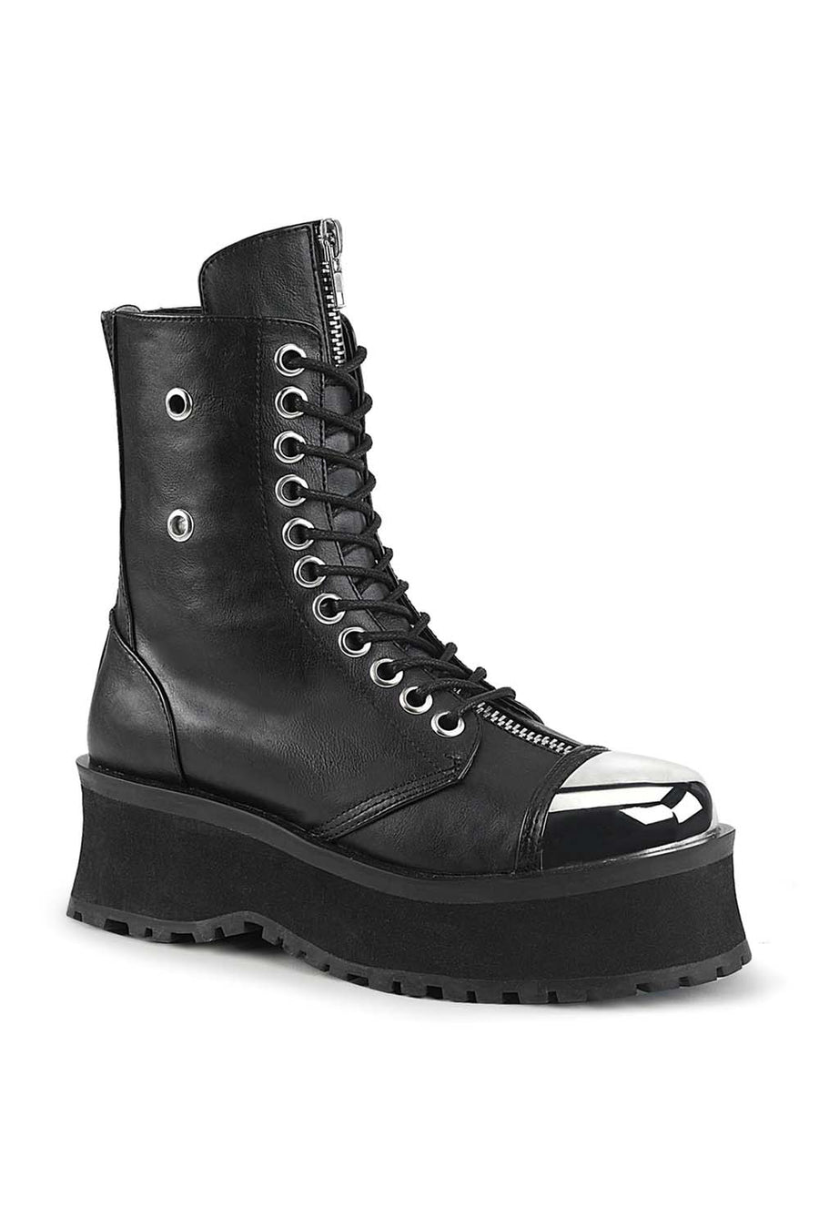 Golgoth Platform Boots [GraveDigger - 10] - mens shoes - VampireFreaks - Demonia