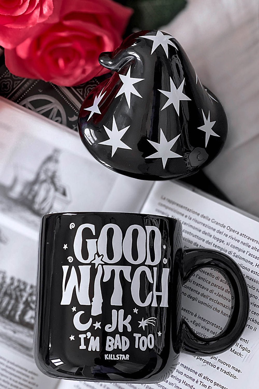 Good Witch Mug With Lid - housewares - VampireFreaks - Killstar