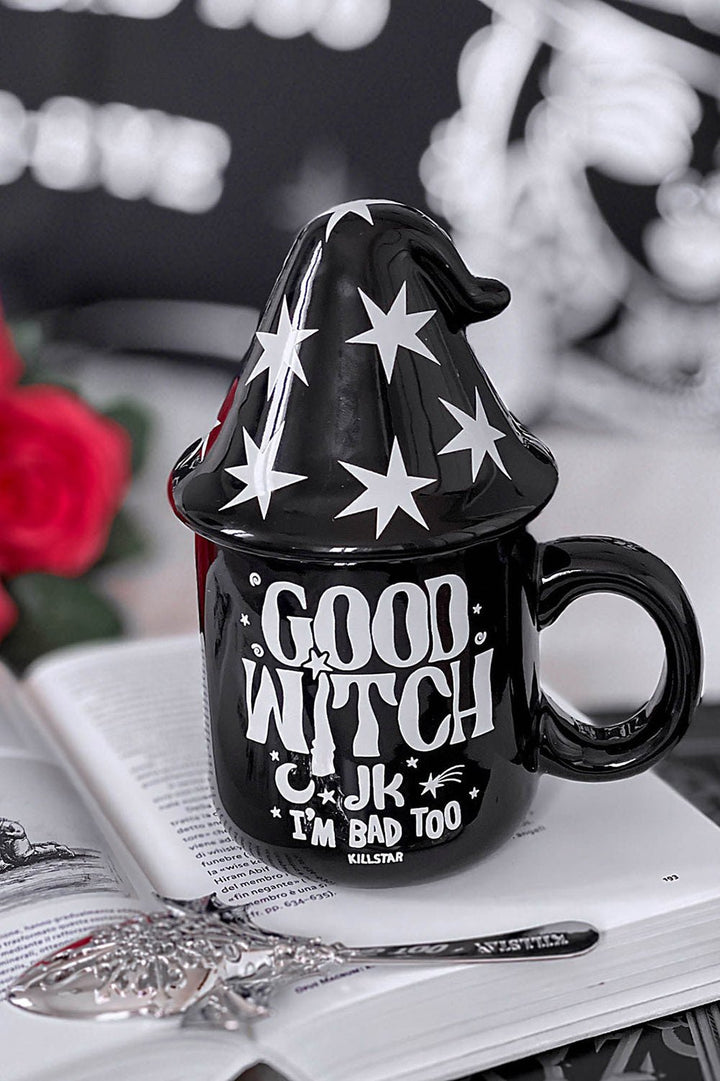 Good Witch Mug With Lid - housewares - VampireFreaks - Killstar