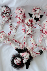 handmade blood splattered Sheep dolls