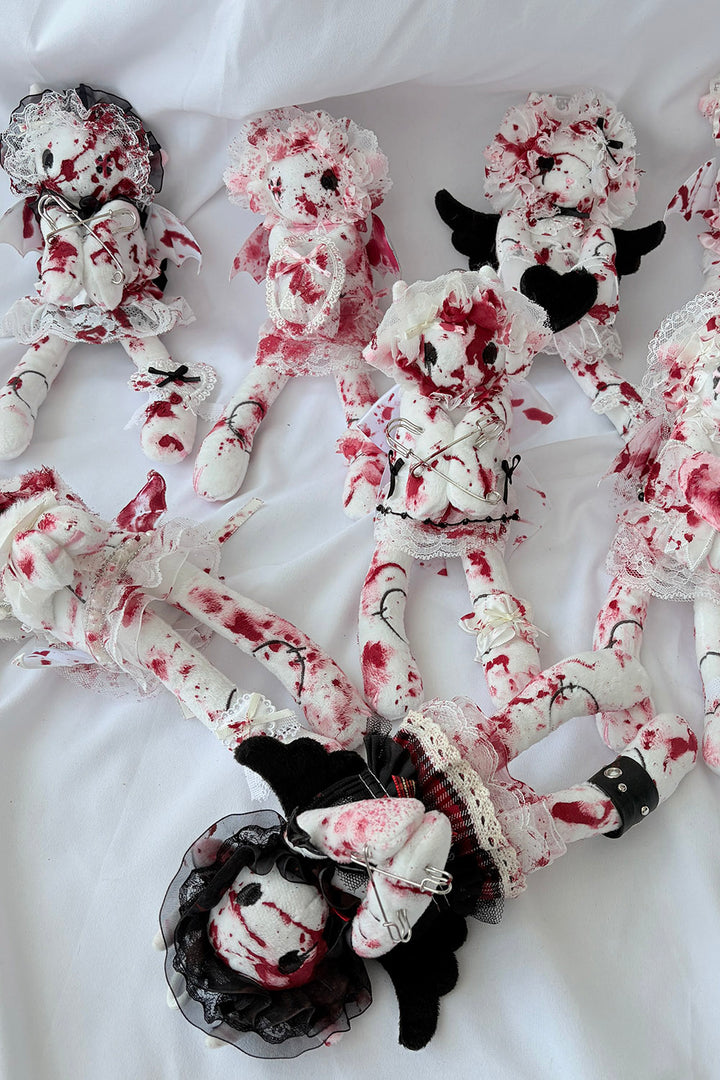 handmade blood splattered Sheep dolls