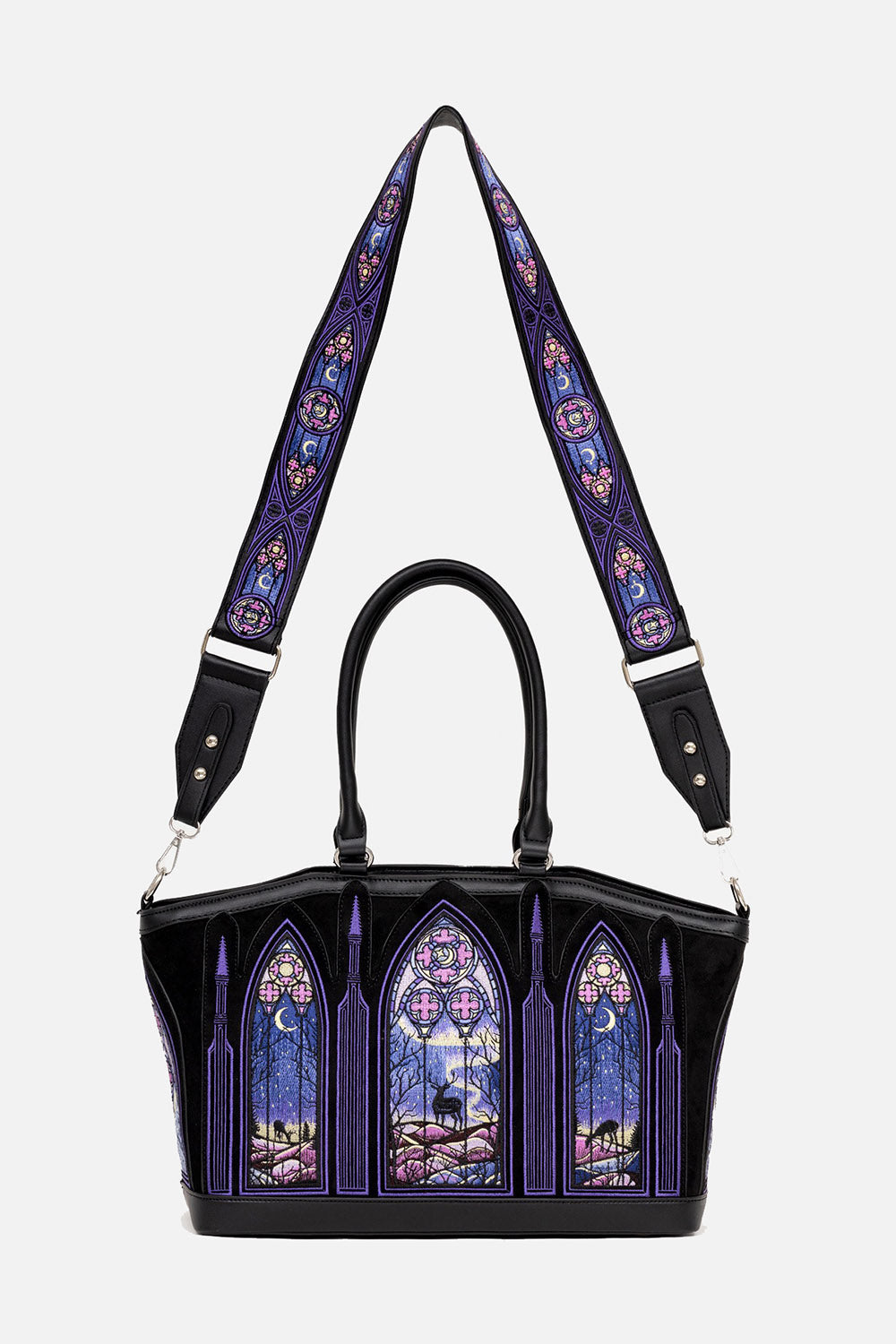 gothic cathedral shoulder bag