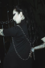 womens punk chunky chain harness