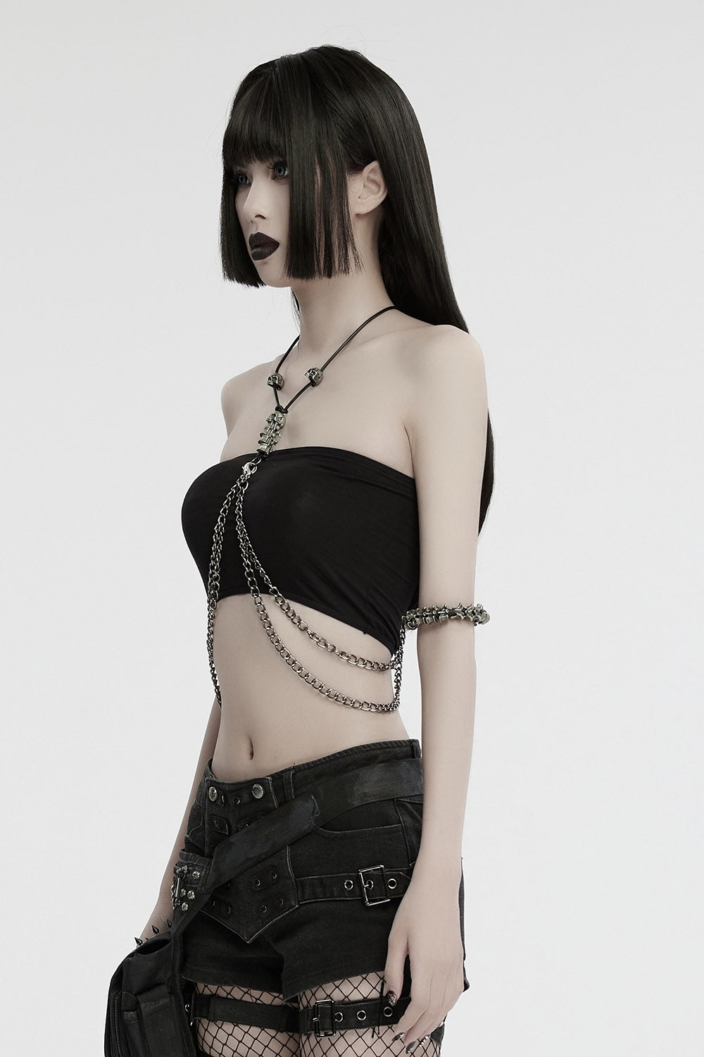 grunge goth belt