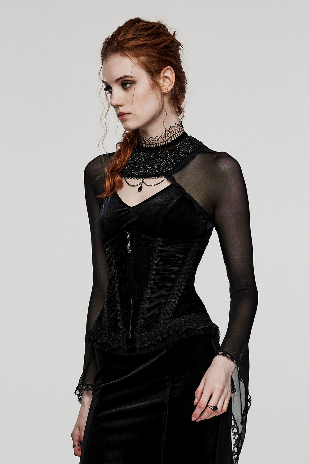 romantic goth corset