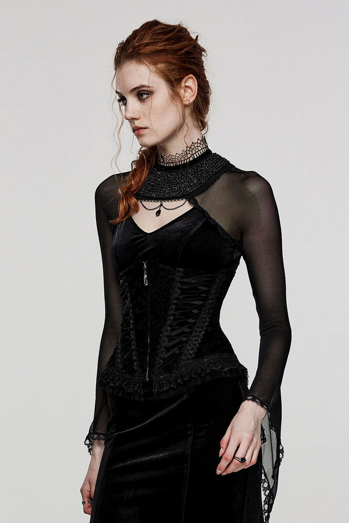 romantic goth corset