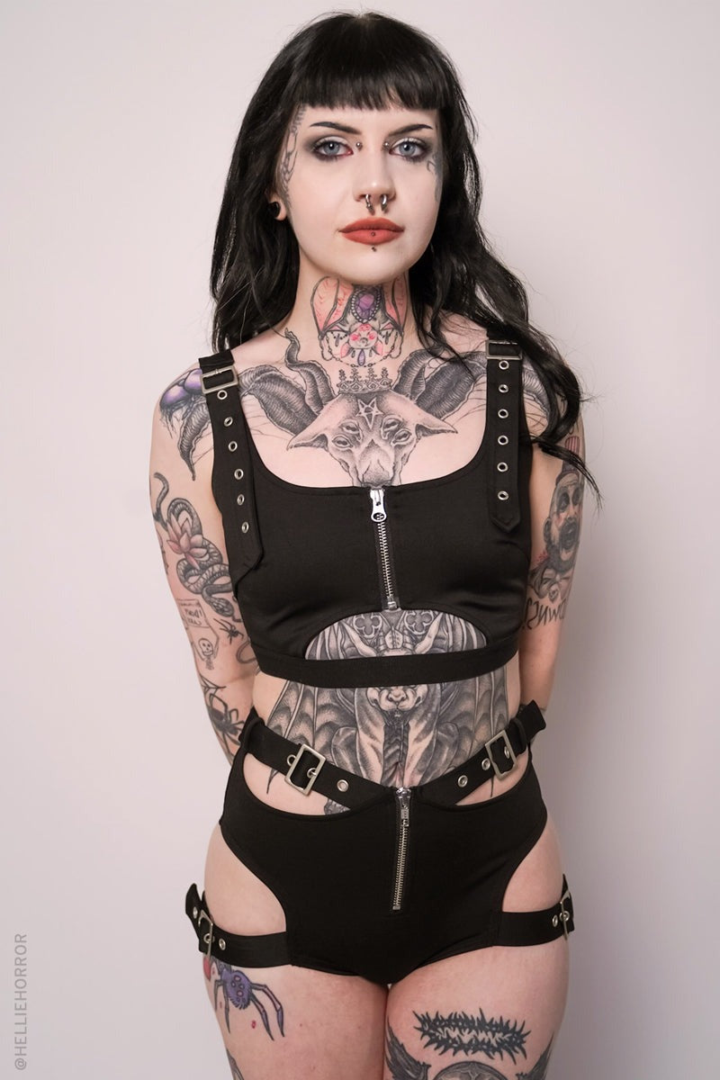 womens gothic y2k swimsuit 