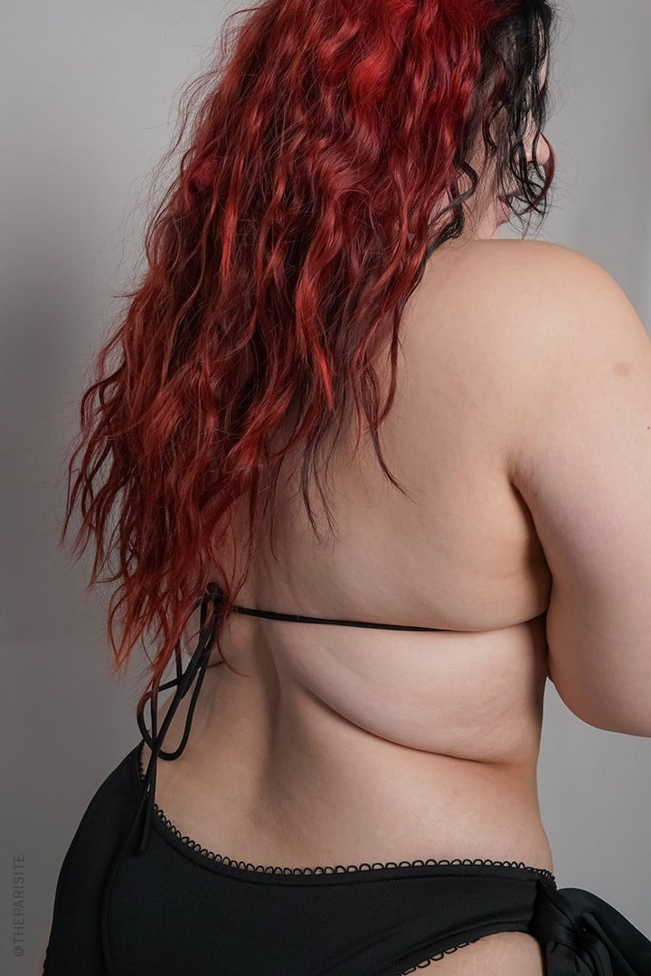 plus size halter neck bikini top