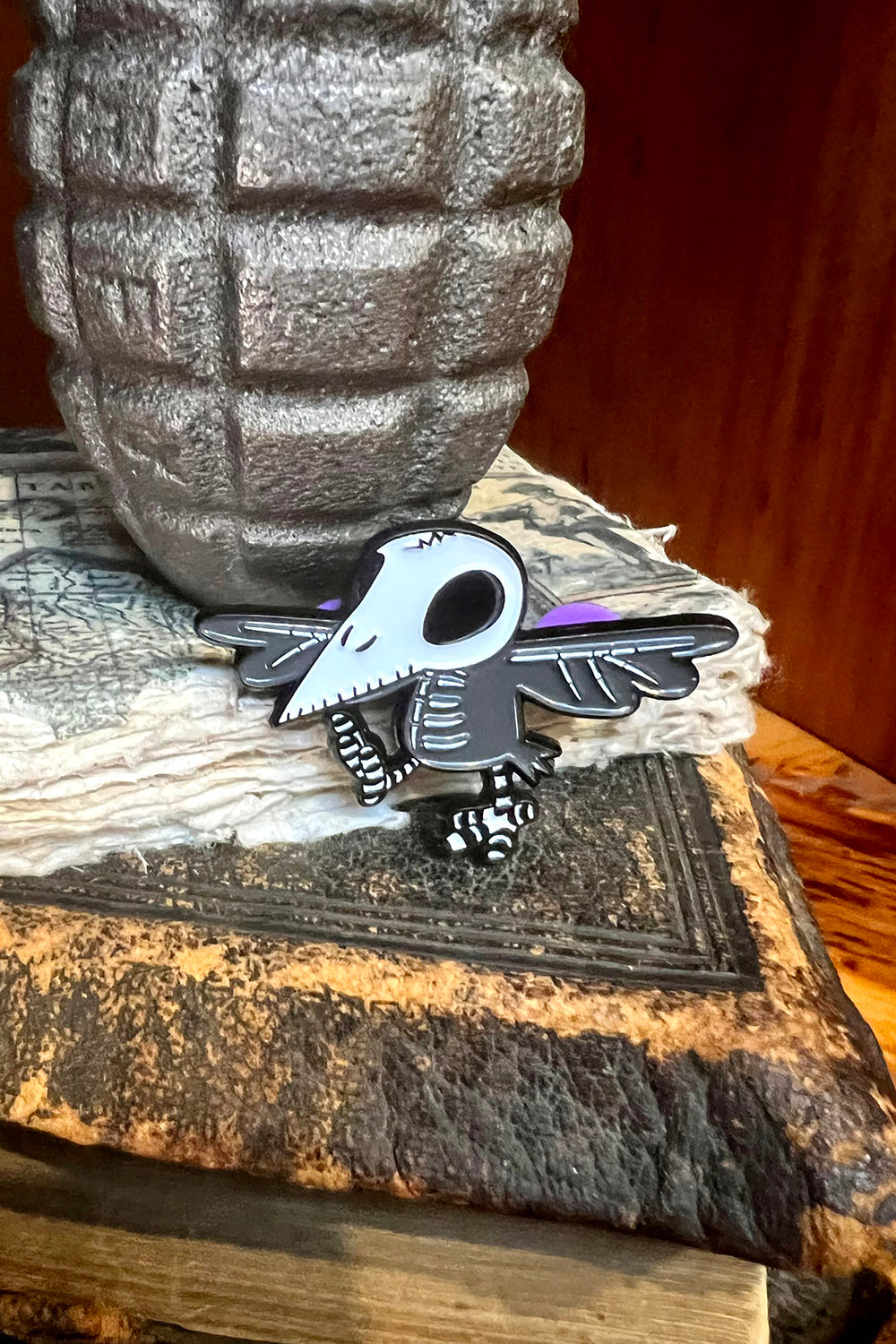 Poe's Raven Enamel Pin